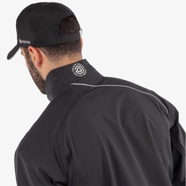 Men’s Galvin Green Ames Waterproof Jacket - Black White - Image 10