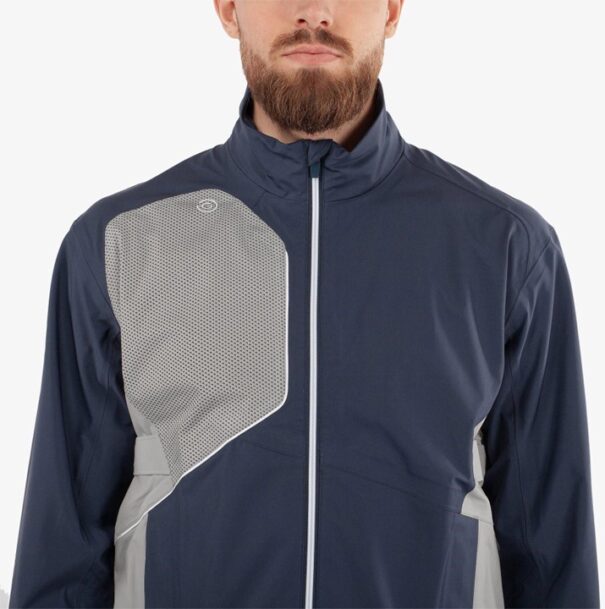 Men’s Galvin Green Ames Waterproof Jacket - Navy Cool Grey - Image 7