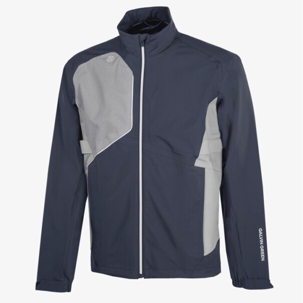 Men’s Galvin Green Ames Waterproof Jacket - Navy Cool Grey - Image 11