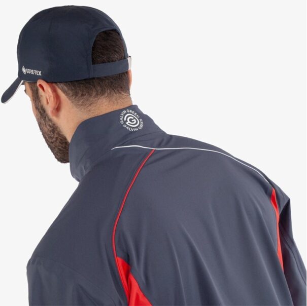 Men’s Galvin Green Ames Waterproof Jacket - Navy Red - Image 9