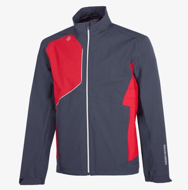 Men’s Galvin Green Ames Waterproof Jacket - Navy Red - Image 11