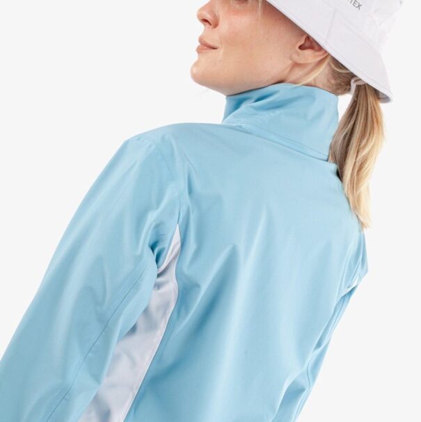 Ladies Galvin Green Amy Waterproof Jacket - Alaskan Blue White - Image 8