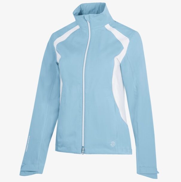 Ladies Galvin Green Amy Waterproof Jacket - Alaskan Blue White - Image 10