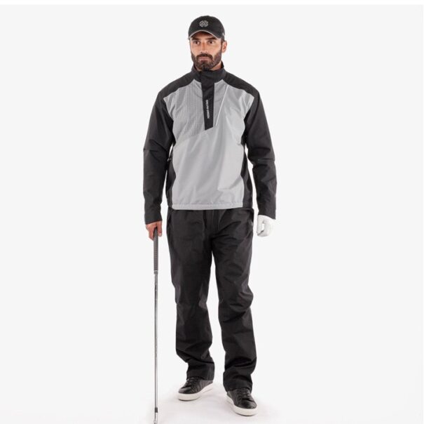 Men’s Galvin Green Axley Waterproof Jacket - Black Sharkskin - Image 4