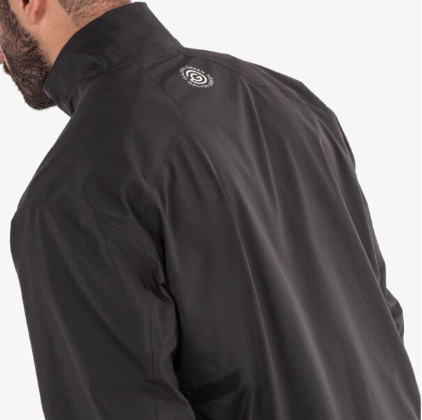 Men’s Galvin Green Axley Waterproof Jacket - Black Sharkskin - Image 8