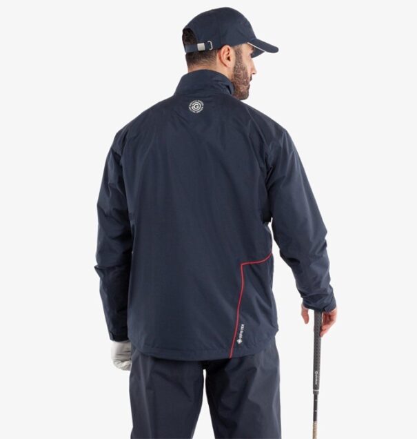 Men’s Galvin Green Axley Waterproof Jacket - Navy Red White - Image 6