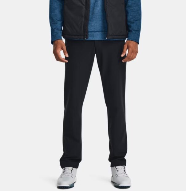 Men's Under Armour CGI Thermal Tapered Pant - 1379729 001 - Black Halo Gray