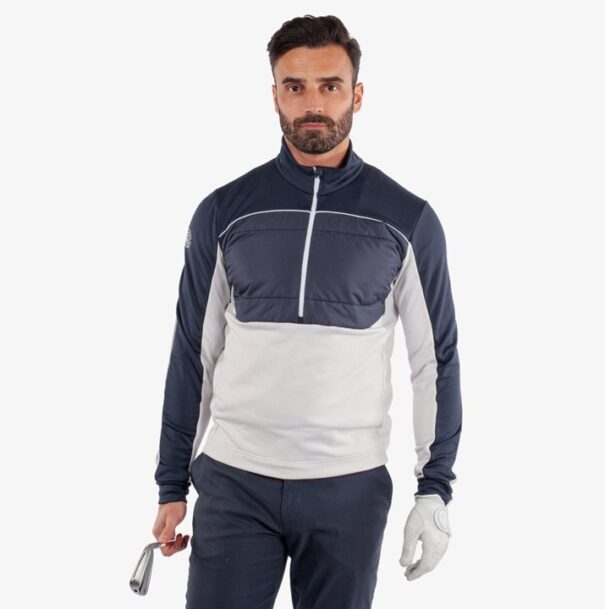 Men’s Galvin Green Douglas Mid Layer - Cool Grey Navy