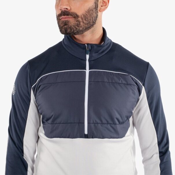 Men’s Galvin Green Douglas Mid Layer - Cool Grey Navy - Image 5