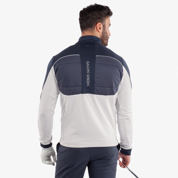 Men’s Galvin Green Douglas Mid Layer - Cool Grey Navy - Image 7