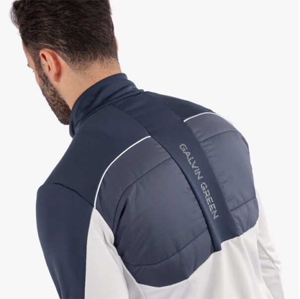 Men’s Galvin Green Douglas Mid Layer - Cool Grey Navy - Image 8