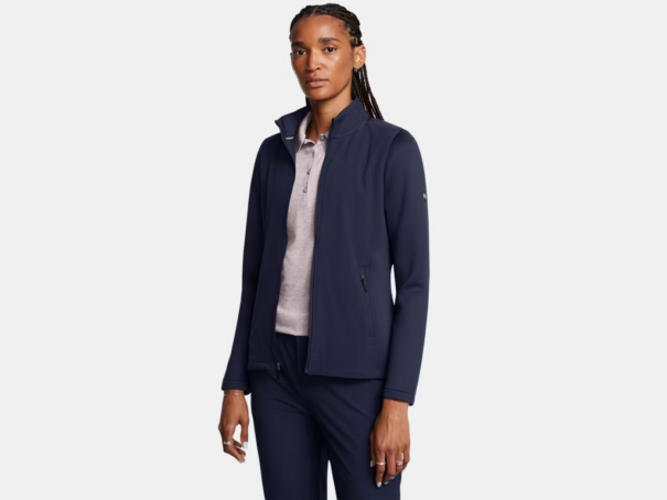 Ladies Under Armour Drive Pro Hybrid Full Zip - 1387140 410 Midnight Navy
