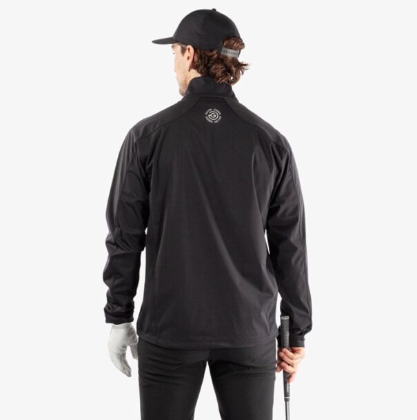 Men’s Galvin Green Ames Windproof Water Repellant Jacket - Black White - Image 6