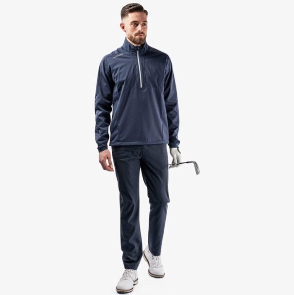 Men’s Galvin Green Ames Windproof Water Repellant Jacket - Navy White - Image 4