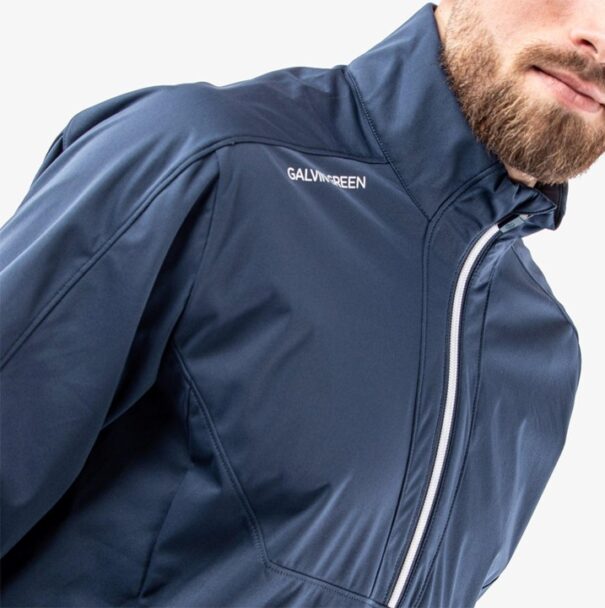 Men’s Galvin Green Ames Windproof Water Repellant Jacket - Navy White - Image 6
