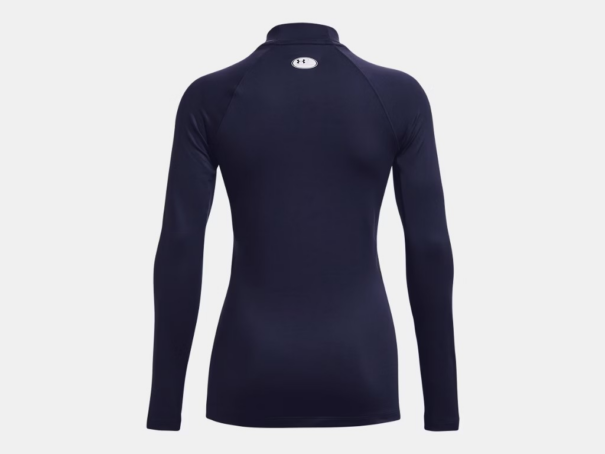 Ladies Under Armour Mockneck - 1368702 410 Midnight Navy - Image 5