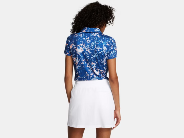 Ladies Under Armour Playoff 3.0 Polo - 1387148 432 Tech Blue Nimbus Blue - Image 2