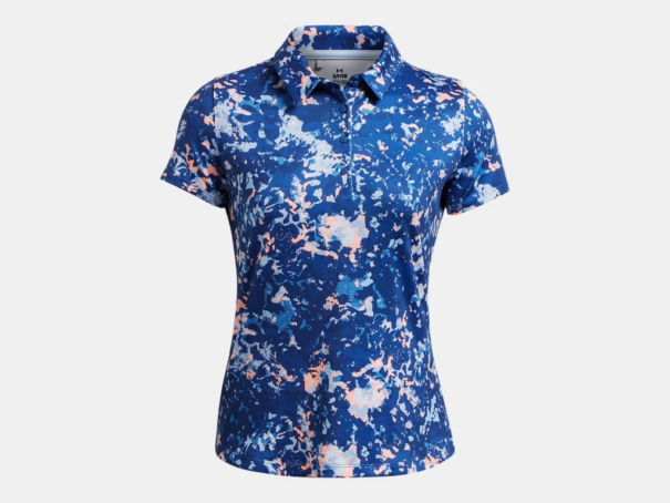 Ladies Under Armour Playoff 3.0 Polo - 1387148 432 Tech Blue Nimbus Blue - Image 3