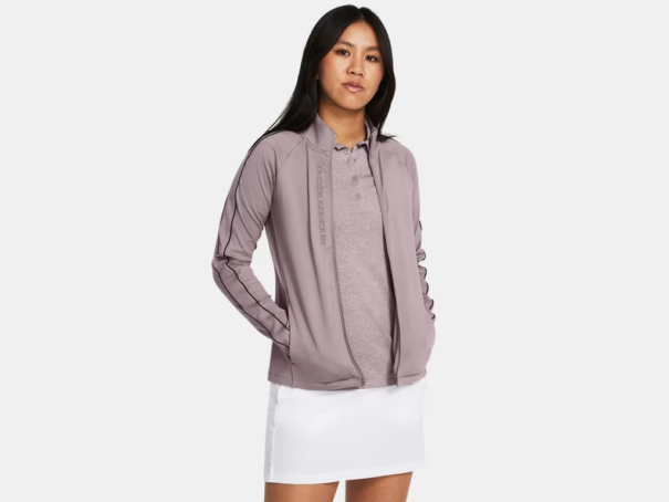 Ladies Under Armour Storm Full Zip Midlayer - 1382819 015 Tetra Gray
