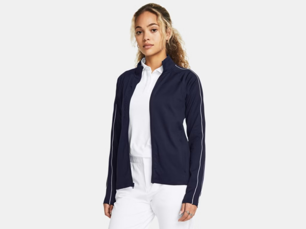 Ladies Under Armour Storm Full Zip Midlayer - 1382819 410 Midnight Navy