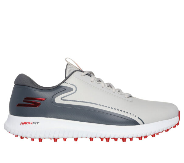 Men's Skechers GO GOLF Max 3 - 214080 Grey Red - Image 2