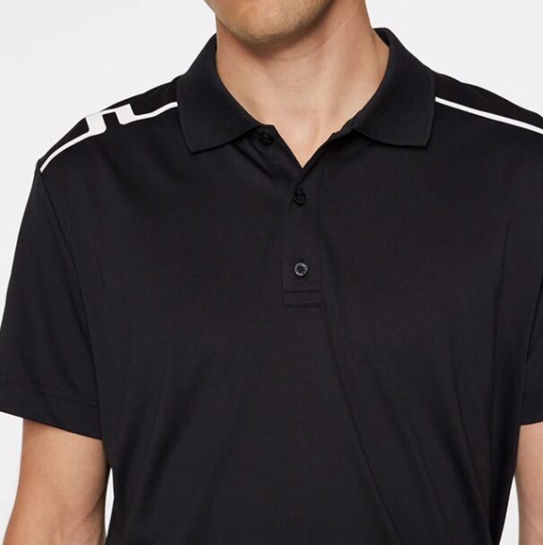 Men’s J. Lindeberg Lionel Polo - Black - Image 5