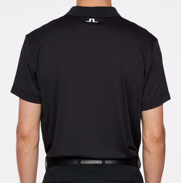 Men’s J. Lindeberg Lionel Polo - Black - Image 6
