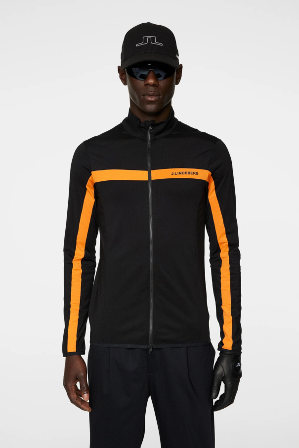 Men’s J. Lindeberg Jarvis Mid Layer - Persimmon Orange