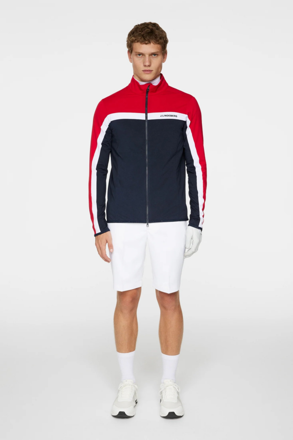Men’s J. Lindeberg Jarvis Mid Layer - Barbados Cherry - Image 5