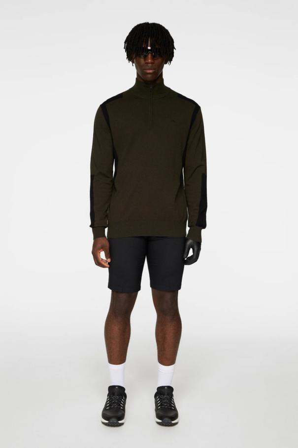 Men’s J. Lindeberg Kendrick Knitted Zip Sweater - Forest Green - Image 5