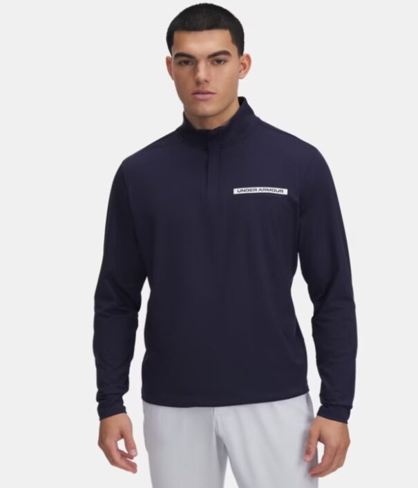 Men's Under Armour T2G 1/4 Zip - 1389878-410 Navy White