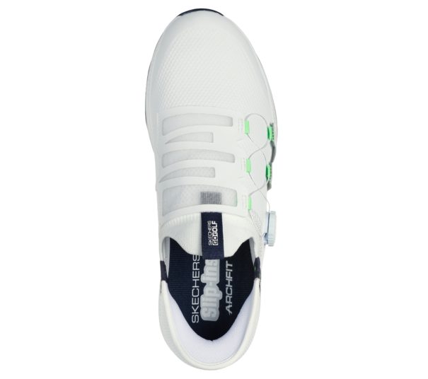 Men's Skechers GO GOLF Elite 5 Slip-In - 214066 White Navy - Image 3