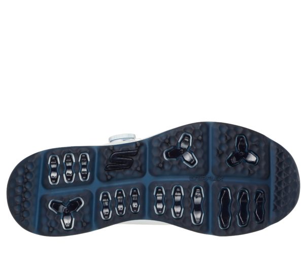 Men's Skechers GO GOLF Elite 5 Slip-In - 214066 White Navy - Image 4