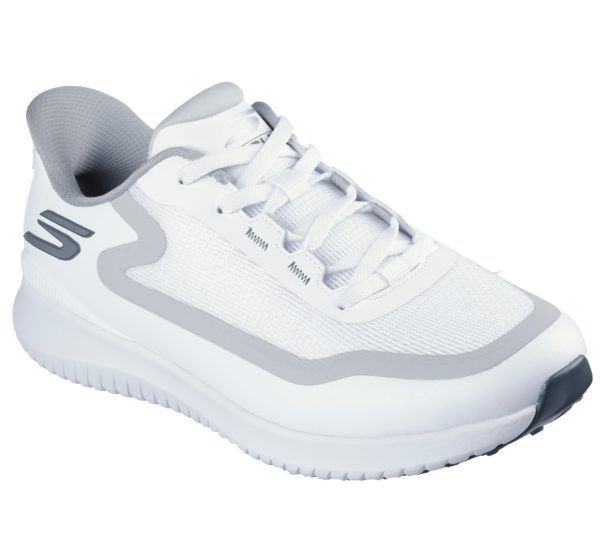 Men's Skechers GO GOLF Flight - 214131 White Grey - Image 5