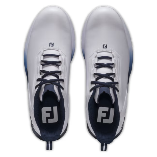 Men's FootJoy Fuel - 55422 White Blue Navy - Image 7