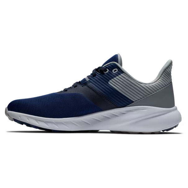 Men's FootJoy Flex - 56285 Navy Grey White - Image 3