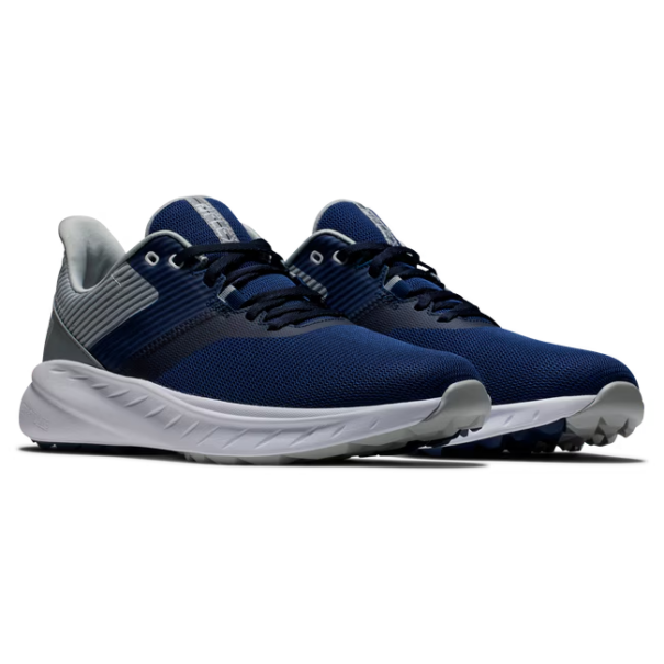 Men's FootJoy Flex - 56285 Navy Grey White - Image 5