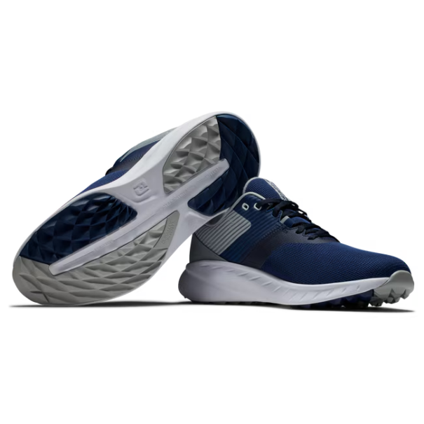 Men's FootJoy Flex - 56285 Navy Grey White - Image 6