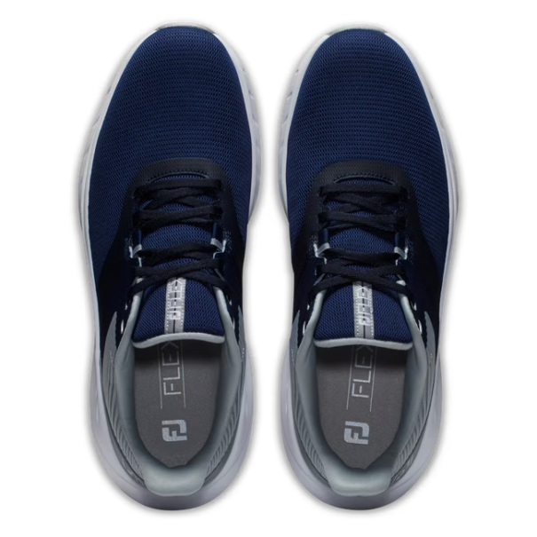 Men's FootJoy Flex - 56285 Navy Grey White - Image 7