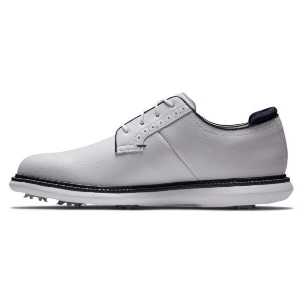 Men's FootJoy Blucher Traditions - 57938 White Navy - Image 3