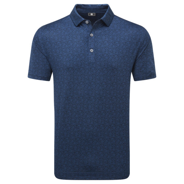 Men's FootJoy Painted Floral Lisle - 81617 Navy
