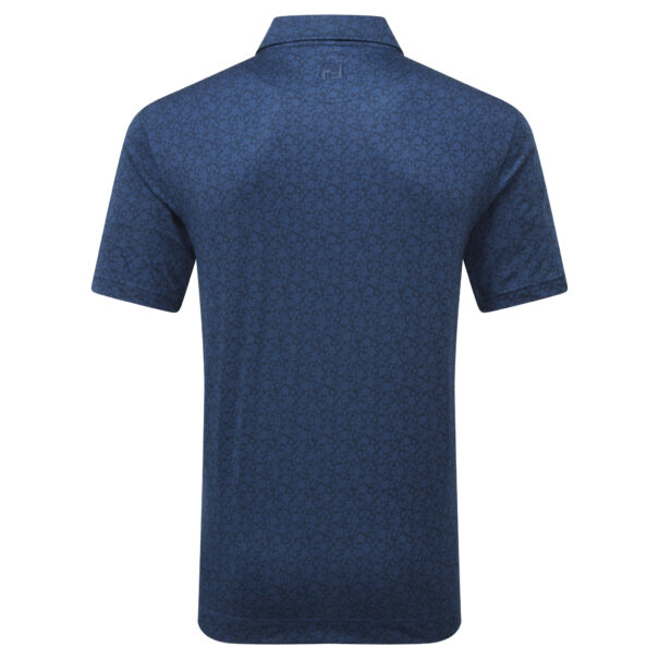 Men's FootJoy Painted Floral Lisle - 81617 Navy - Image 3