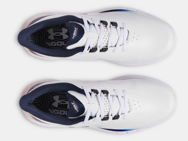 Ladies Under Armour W Drive Fade SL - 3028245-101 White Prime Pink Midnight Navy - Image 3