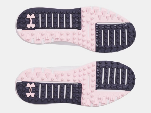 Ladies Under Armour W Drive Fade SL - 3028245-101 White Prime Pink Midnight Navy - Image 5