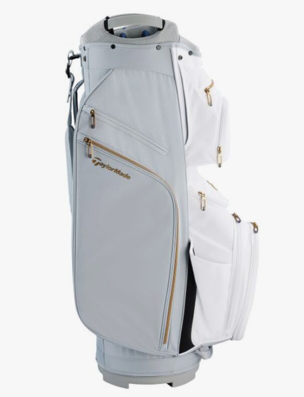 Ladies TaylorMade Kalea Gold Cart Bag
