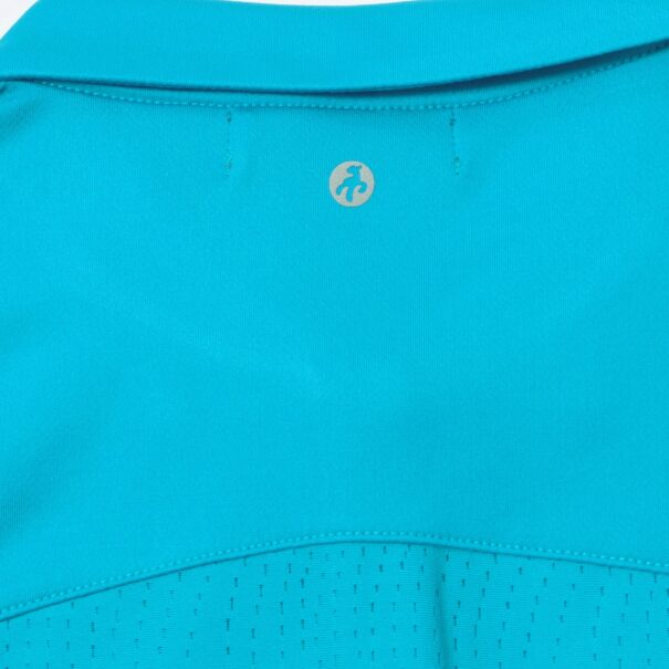 Green Lamb Ola Mesh Polo - SG25069 Peacock Blue - Image 5