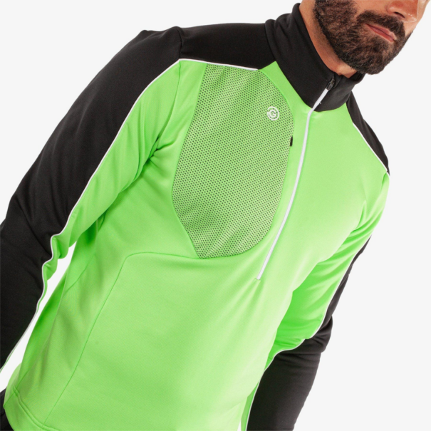 Men’s Galvin Green Dave Insula Mid Layer - Fresh Green Black - Image 4
