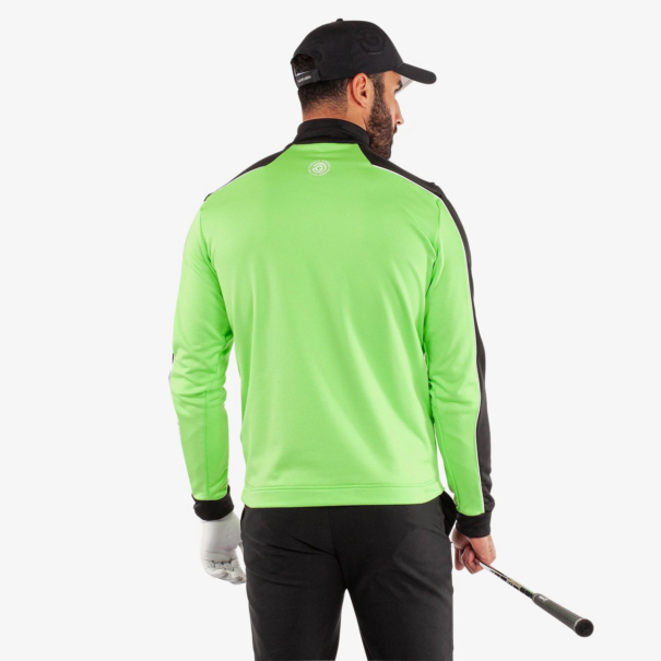 Men’s Galvin Green Dave Insula Mid Layer - Fresh Green Black - Image 5