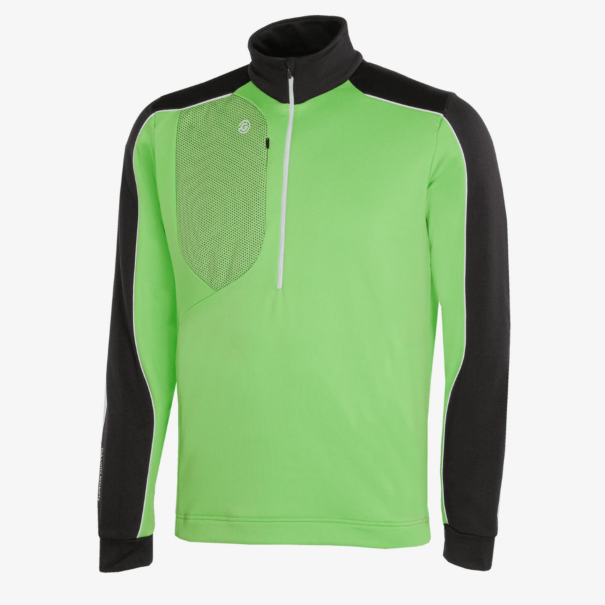 Men’s Galvin Green Dave Insula Mid Layer - Fresh Green Black - Image 6