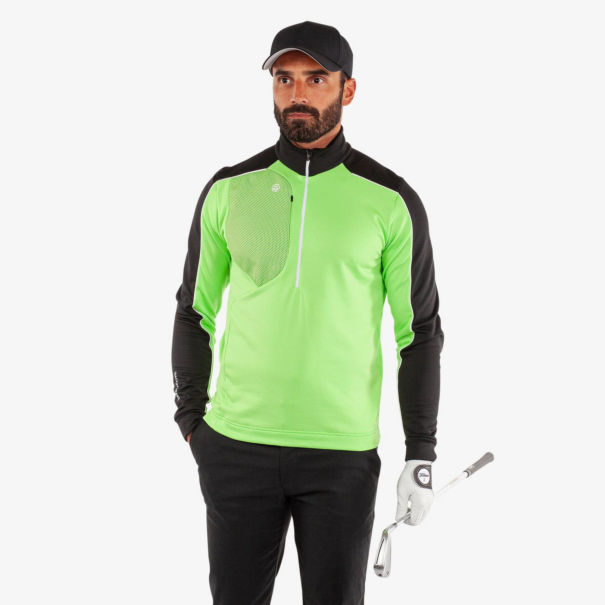 Men’s Galvin Green Dave Insula Mid Layer - Fresh Green Black